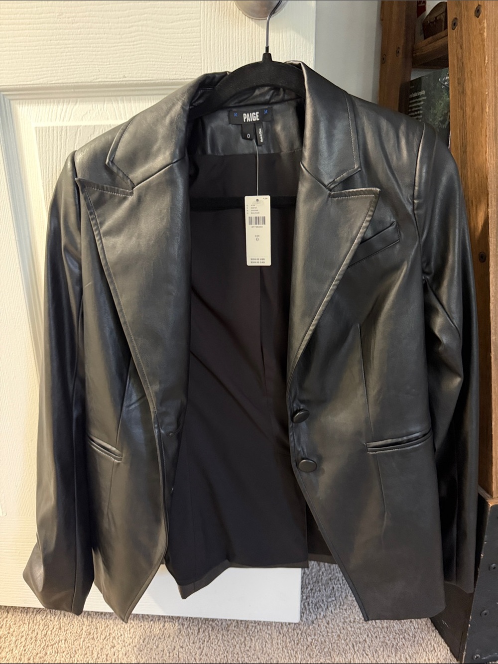 NTW Paige Faux Leather Jacket from Anthropologie